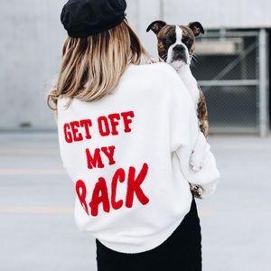 “Get Off My Back” Sweater